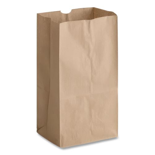 Image of Ross & Wallace Paper Products 130302500PK/BL Grocery Paper Bags, 2# Size, X-Heavy-Duty, 50# Basis Weight, 4.13" x 2.63" x 7.88", Kraft, 250 Bags/Pack, 2 Packs/Bundle