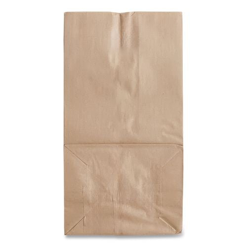 Image of Ross & Wallace Paper Products 130302500PK/BL Grocery Paper Bags, 2# Size, X-Heavy-Duty, 50# Basis Weight, 4.13" x 2.63" x 7.88", Kraft, 250 Bags/Pack, 2 Packs/Bundle
