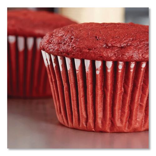 Image of Hoffmaster® 610070 Fluted Bake Cups, 2.25" Diameter x 1.88" h, White, Paper, 500/Pack, 20 Packs/Carton