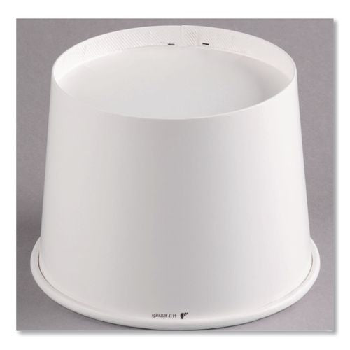 Image of ChinetÂ® Paper Food Containers, 64 oz, White, 25/Pack, 10 Packs/Carton