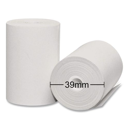 Image of Iconex Direct Thermal Printing Thermal Paper Rolls, 2.25" X 75 Ft, White, 50/carton