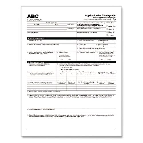 Image of Iconex 59101 Digital Carbonless Paper, 2-Part, 8.5 x 11, White/Canary, 2,500/Carton
