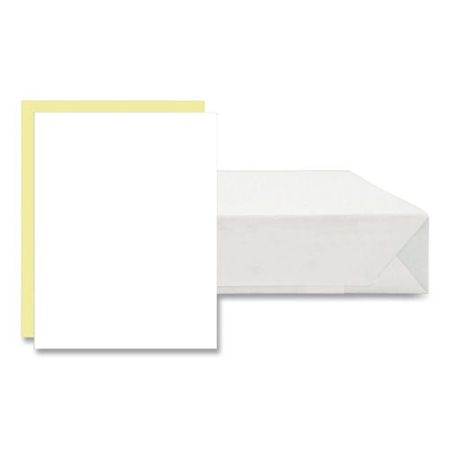 Image of Iconex 59101 Digital Carbonless Paper, 2-Part, 8.5 x 11, White/Canary, 2,500/Carton