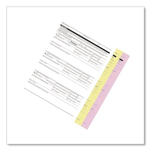 Image of Iconex 59102 Digital Carbonless Paper, 3-Part, 8.5 x 11, White/Canary/Pink, 1,670/Carton