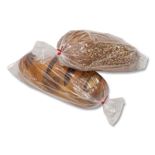 Image of Inteplast Group PBR37-HD Get Reddi Freezer Food Storage Bags for Full-Size Bun Pans, Includes Twist-Ties, 27" x 37", Natural, 200/Carton