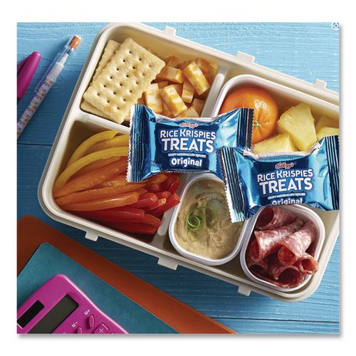 Image of Kellogg's® 3800012346 Rice Krispies Treats, Mini Squares, 0.39 oz Pack, 50/Box