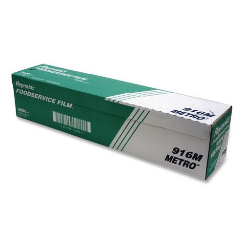 Image of Reynolds Wrap® 916M Metro Light-Duty PVC Film Roll with Cutter Box, 24" x 2,000 ft
