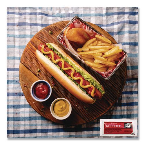 Image of Vistar Condiment Packets, Ketchup, 0.25 Oz Packet, 200/carton