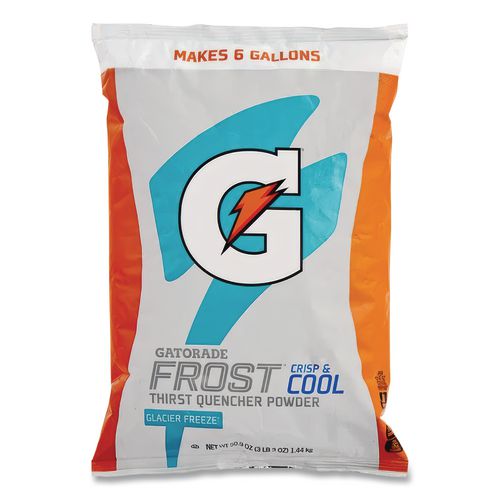 Image of Gatorade® QUA33676 Original Powdered Drink Mix, Glacier Freeze, 51oz Packet, 14/carton