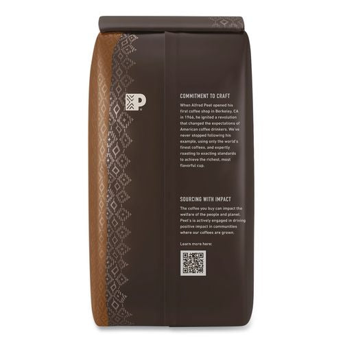 Image of Peet's Coffee & Tea® 500705 Bulk Coffee, Major Dickason's Blend, Whole Bean, 1 Lb Bag