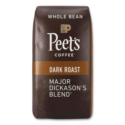 Image of Peet's Coffee & Tea® 500705 Bulk Coffee, Major Dickason's Blend, Whole Bean, 1 Lb Bag