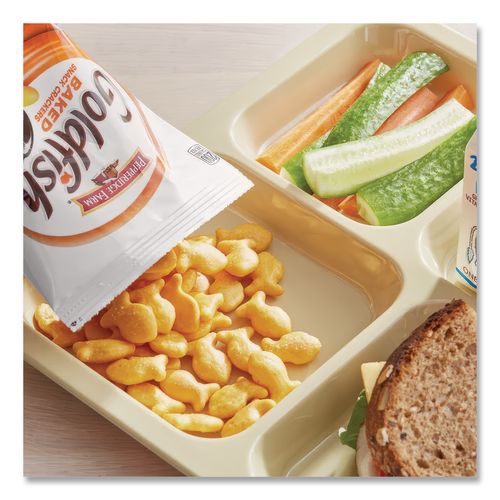 Image of Pepperidge Farm® CAM13539 Goldfish Crackers, Cheddar, Single-Serve Snack, 1.5oz Bag, 72/carton