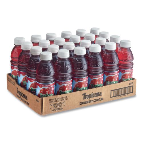 Image of Tropicana® TRO00864 Juice Beverage, Cranberry, 15.2oz Bottle, 12/carton