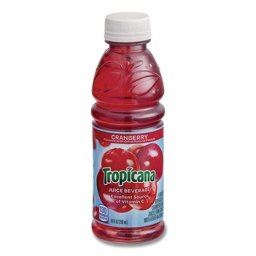 Image of Tropicana® TRO00864 Juice Beverage, Cranberry, 15.2oz Bottle, 12/carton