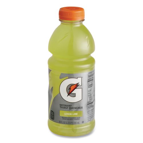 Image of Gatorade® QUA32868 G-Series Perform 02 Thirst Quencher Lemon-Lime, 20 Oz Bottle, 24/carton