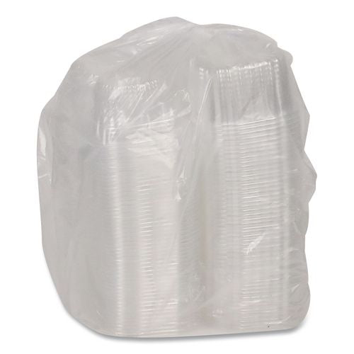 Image of Pactiv Evergreen 000000000000002002 ClearView Bakery Cupcake Container, 2 Compartments, 6.75 x 4 x 4, Clear, Plastic, 100/Carton