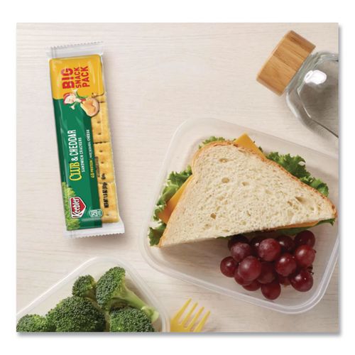 Image of Keebler® KEE21161 Sandwich Cracker, Club And Cheddar, 8 Cracker Snack Pack, 12/box
