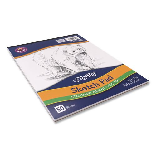 Image of Pacon® P4746 Art1st Sketch Pad, Unruled, (50) White 9 x 12 Sheets