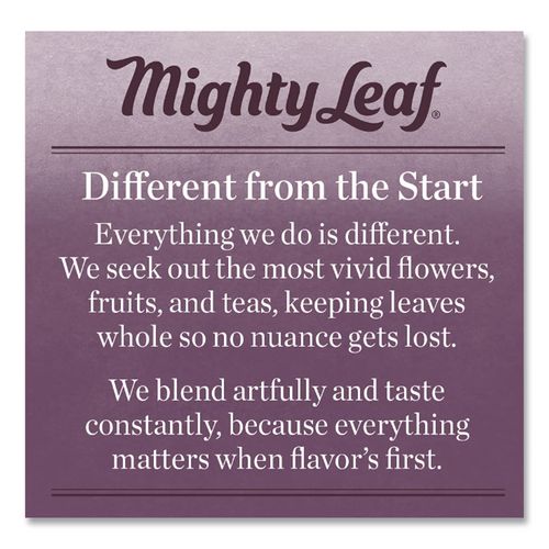 Image of Mighty Leaf® Tea 510144 Whole Leaf Tea Pouches, Wild Berry Hibiscus, 15/box