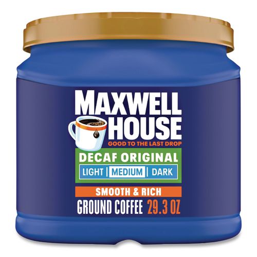 Image of Maxwell House® GEN04658 Coffee, Decaffeinated Ground Coffee, 29.3 Oz Can