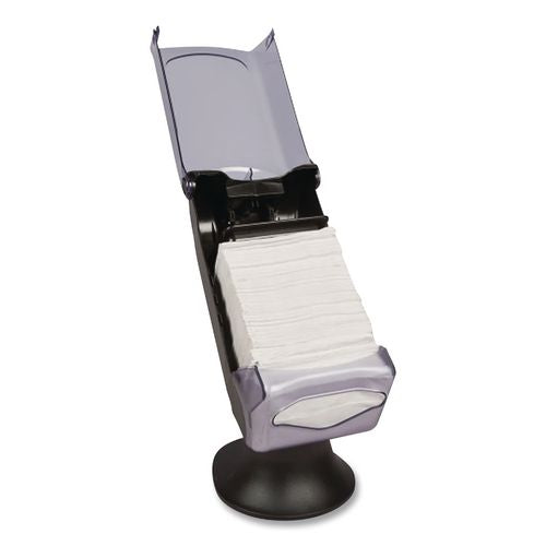 Image of Morcon Tissue NT555 Valay Tower Napkin Dispenser, 8 x 17.25 x 13, Black