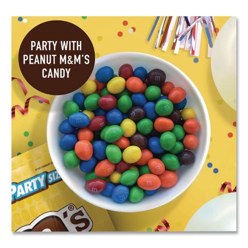 Image of M & M's® 55116 Milk Chocolate Candies, Milk Chocolate And Peanuts, 38 Oz Bag