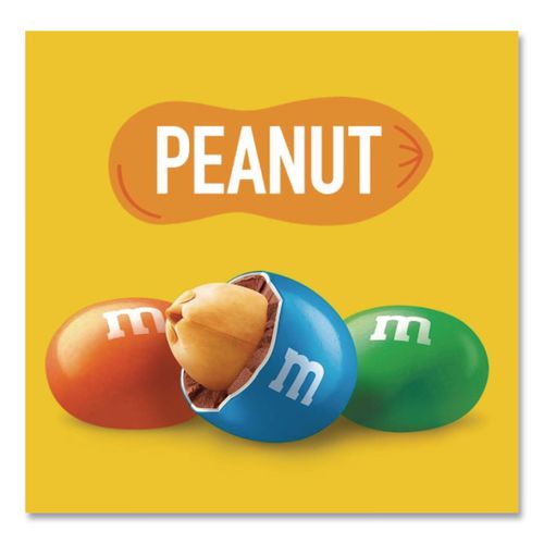 Image of M & M's® 55116 Milk Chocolate Candies, Milk Chocolate And Peanuts, 38 Oz Bag