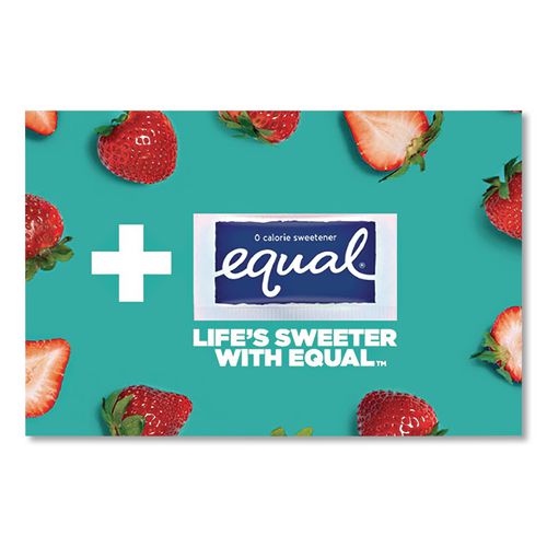 Image of Equal® 20015448 Zero Calorie Sweetener, 0.04 oz Packet, 500/Box