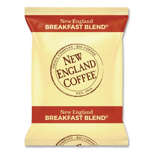 Image of New England® Coffee 026260 Coffee Portion Packs, Breakfast Blend, 2.5 Oz Pack, 24/box
