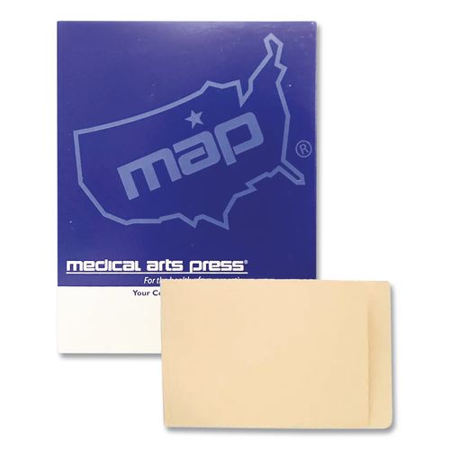 Image of Medical Arts Press® 51453 Compact File Pocket, Top Tabs, Manila, 100/Box