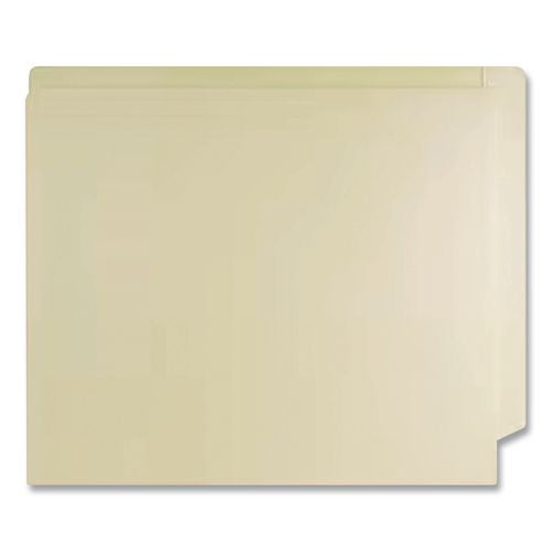 Image of Medical Arts Press® 31466B Slash Pocket End Tab Fastener Folders, Straight Tab, Expands 0.75", 1 Fastener, Letter Size, Manila, 250/Box