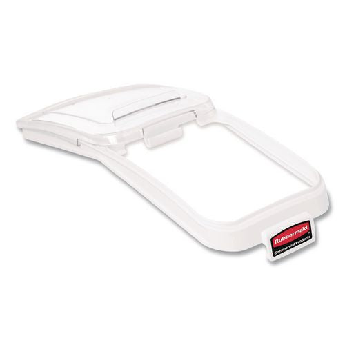 Image of Rubbermaid® Commercial FG9F7700CLR ProSave Bin Replacement Lid and Scoop, For 3600-88 ProSave Bin, 12.13 x 29 x 1.9, Clear, Plastic