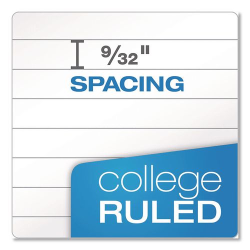 Image of Oxford 57010IC Idea Collective Professional Notebook, 1-Subject, Medium/College Rule, Gray Cover, (80) 8 x 4.87 Sheets