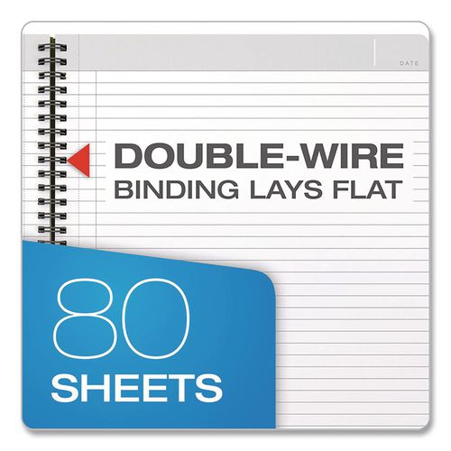 Image of Oxford 57010IC Idea Collective Professional Notebook, 1-Subject, Medium/College Rule, Gray Cover, (80) 8 x 4.87 Sheets