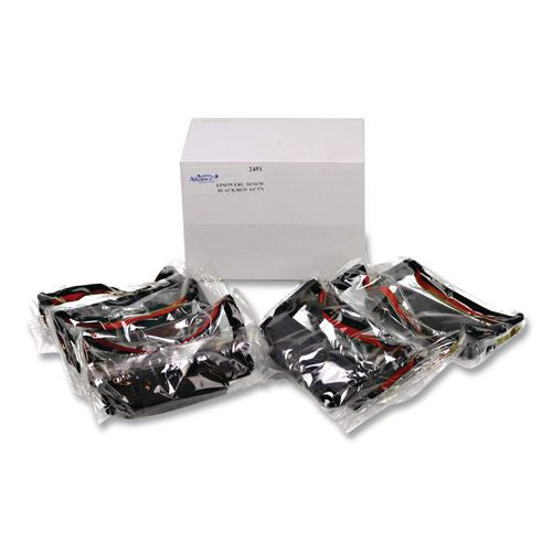 Image of Alliance 2451 Cash Register Ribbon, Black/red, 6/box