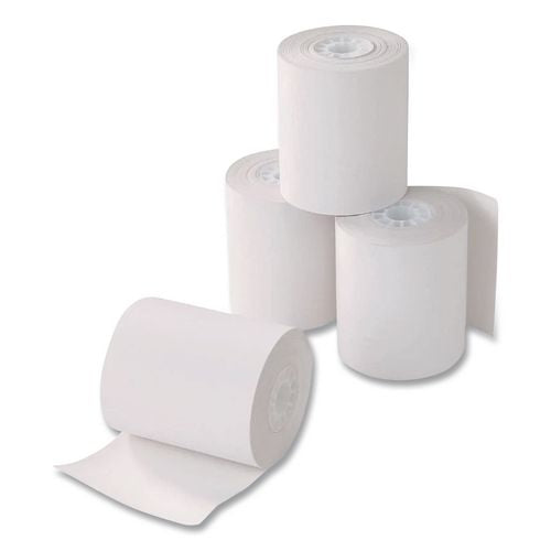 Image of Alliance 3031 Armor Antimicrobial Receipt Roll Paper, 3" X 130 Ft, White, 50/carton