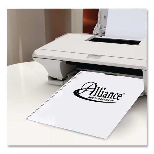 Image of Alliance 30774 Punched Laser Cut Sheets, Side: 44-Hole, 20 lb Bond Weight, 8.5 x 11, White, 500/Ream