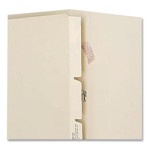 Image of Medical Arts Press® 52355 Card Stock Classification Folder Divider, 2 Fasteners, Letter Size, Manila, 100/Box