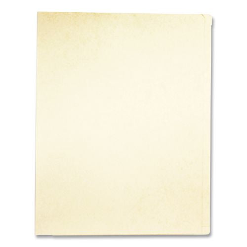 Image of Medical Arts Press® 52414 End-Tab File Folder with Mylar Spine, Straight Tabs, Letter Size, 0.75" Expansion, Manila, 50/Box