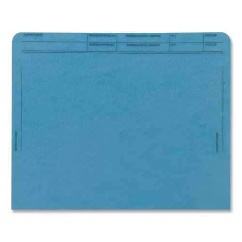 Image of Medical Arts Press® 59547BL Patient File Pocket, Letter Size, Blue, 50/Box