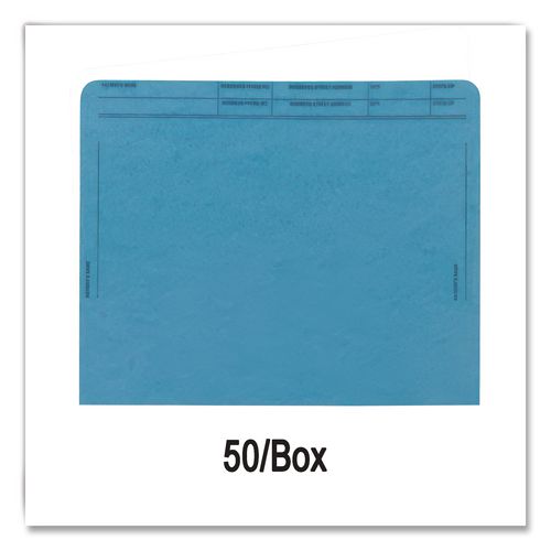 Image of Medical Arts Press® 59547BL Patient File Pocket, Letter Size, Blue, 50/Box