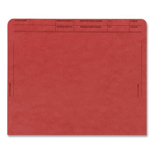 Image of Medical Arts Press® 59547RD Patient File Pocket, Letter Size, Red, 50/Box