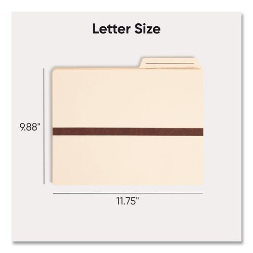Image of Smead Manila File Pockets, 1" Expansion, Letter Size, Manila