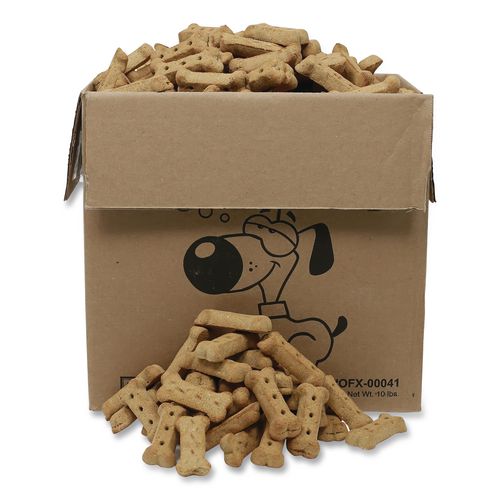 Image of Office Snax® 00041 Doggie Biscuits, 10 Lb Box