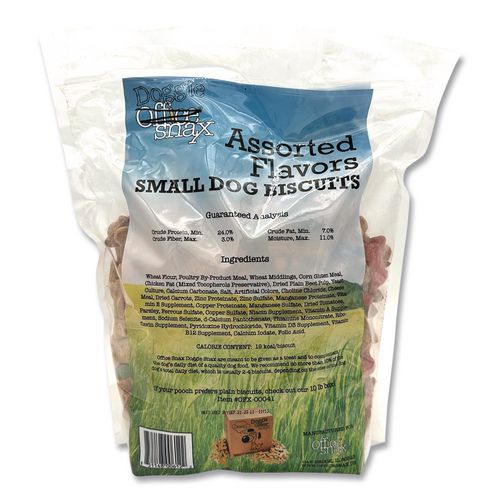 Image of Office Snax® 00612 Doggie Biscuits, Assorted, 4 Lb Bag