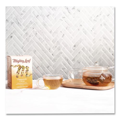 Image of Mighty Leaf® Tea 510136 Whole Leaf Tea Pouches, Chamomile Citrus, 15/box