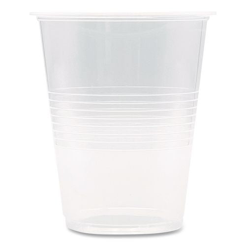 Image of Boardwalk® BWKTRANSCUP12PK Translucent Plastic Cold Cups, 12 oz, 50/Pack