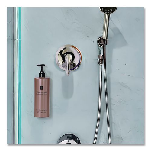 Image of Diversified Hospitality Solutions AIR12TPW480 Terra Pure Body Wash Air Pump, Green Tea Lemongrass, 16.23 oz Bottle, 12/Carton