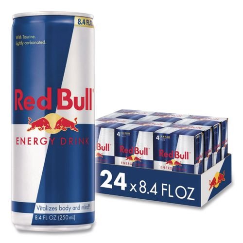 Image of Red Bull® RBD99124 Energy Drink, Original Flavor, 8.4 Oz Can, 24/carton