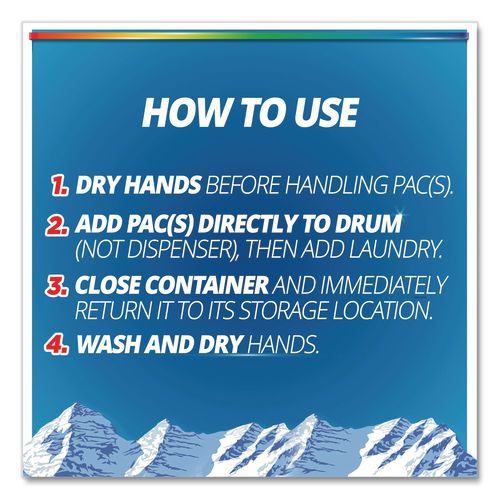 Image of Purex® 24200 05524 4-in-1 HE Laundry Detergent Pacs, 66 Pods/Bag, 4 Bags/Carton